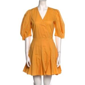 RHODE yellow Claudine dress